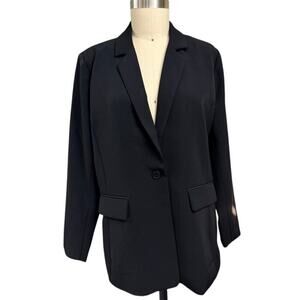 Rachel Zoe Black Oversized Blazer Jacket Women’s XL NWOT